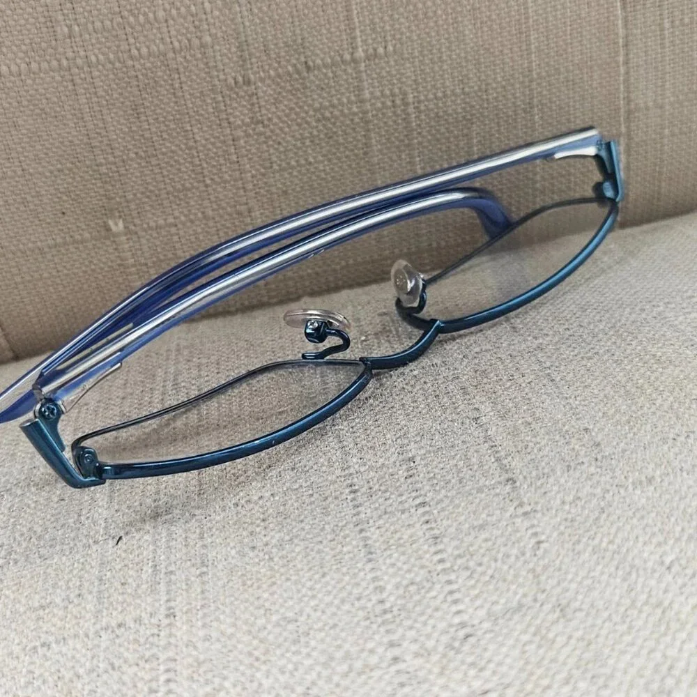 Ray-Ban Kids Glasses Frame Titanium RB1018T Eyeglasses Blue Tone Eye Wear